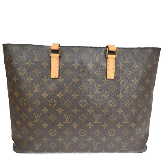 Louis Vuitton Handbags - LOUIS VUITTON Logo Luco Shoulder Tote Bag Monogram Leather Brown